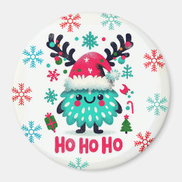 Imán Monstruo monstruo de Navidades esponjosos