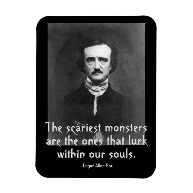 Imán Monstruos más precarios: Edgar Allan Poe (Vertical)