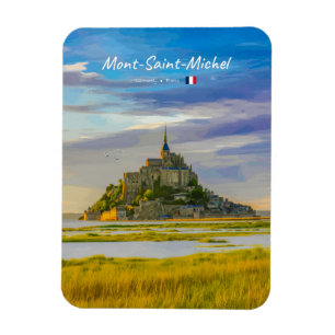 Imán Mont-Saint-Michel, Francia - Abadía medieval redon