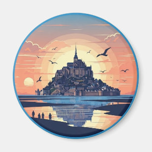 Imán Mont Saint-Michel Francia Normandía