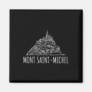 Imán Mont Saint-michel Francia Normandía Europa Vacacio
