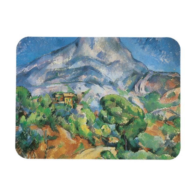 Imán Mont Sainte Victoire sobre Tholonet, Paul Cezanne (Horizontal)