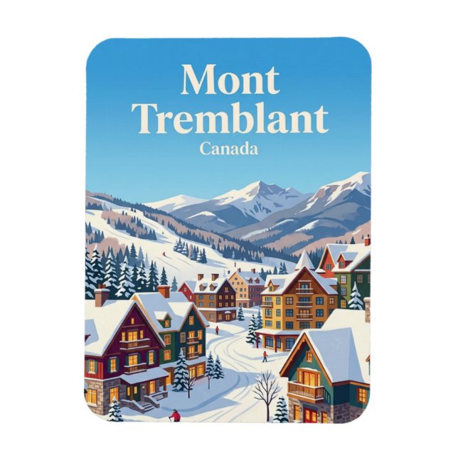 Imán Mont Tremblant Canadá (Vertical)