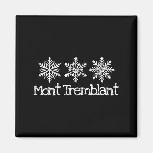 Imán Mont tremblant quebec copo de nieve nieve esquiado