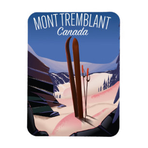 Imán Mont Tremblant Ski Canadá