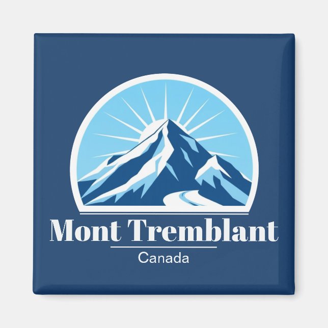Imán Mont Tremblant Suveniente de Canadá Magnet (Frente)