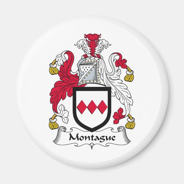 Imán Montague Family Crest (Frente)