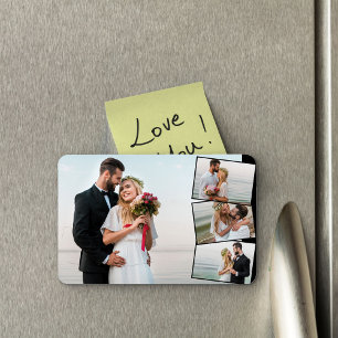 Imán Montaje de fotos de boda
