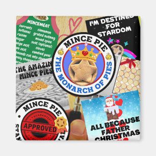 Imán Montaje de un príncipe bajo el vidrio de aumento