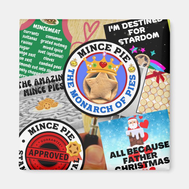 Imán Montaje de un príncipe bajo el vidrio de aumento (Frente)