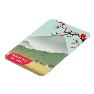 Imán montaje fiyi Japón impresión de viaje vintage