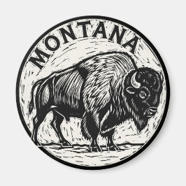 Imán Montana Bison