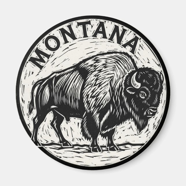 Imán Montana Bison (Frente)