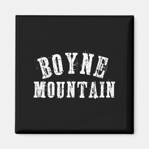 Imán montaña Boyne rústico audaz artesano grungy esquí