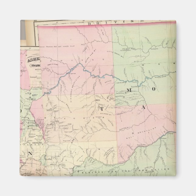 Imán Montana compuesta, Idaho (Frente)