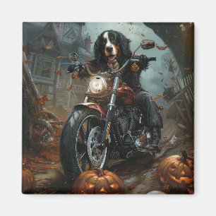 Imán Montaña de Bernese Motocicleta Halloween Scary