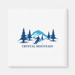 Imán montaña de cristal michigan estación de esquí esqu