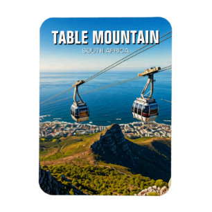 Imán Montaña de la Mesa Teleférico Ariel Sudáfrica