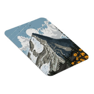 Imán Montaña de Suiza con Cima Nevada