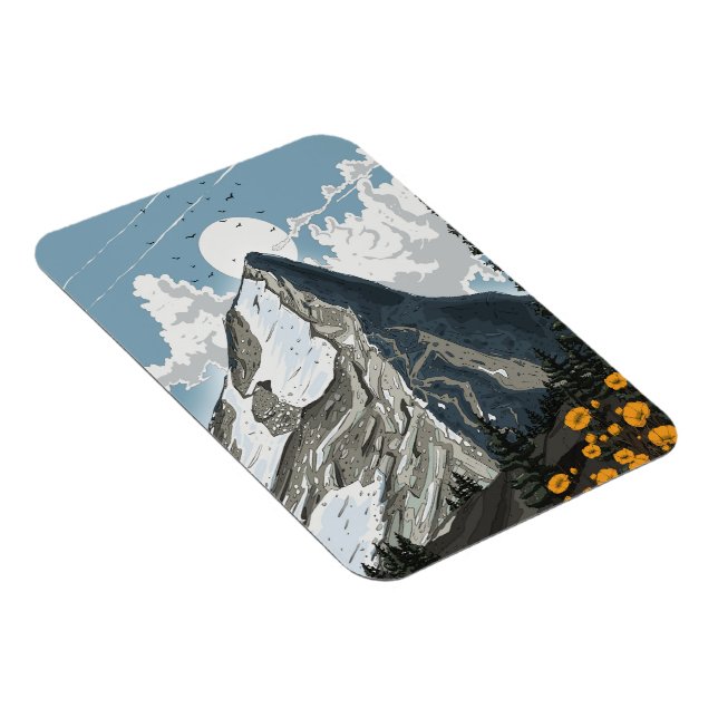 Imán Montaña de Suiza con Cima Nevada (Lado Derecho)