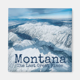 Imán Montana El Último Gran Lugar Montañas De Nieve De