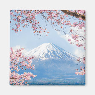 Imán Montaña Fuji   Lago Kawaguchiko   Primavera En Jap