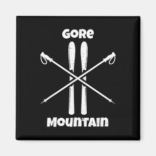 Imán Montaña Gore Adirondacks Esquí Esquís Esquiador Ha