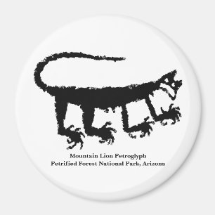 Imán Montaña Leon Petroglyph