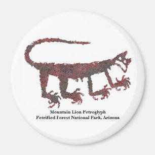 Imán Montaña Leon Petroglyph
