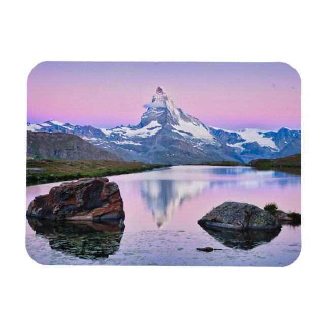 Imán Montaña Matterhorn en Zermatt, Suiza (Horizontal)