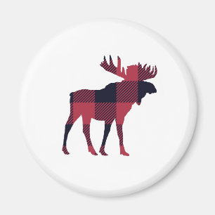 Imán Montaña Moose Buffalo Check