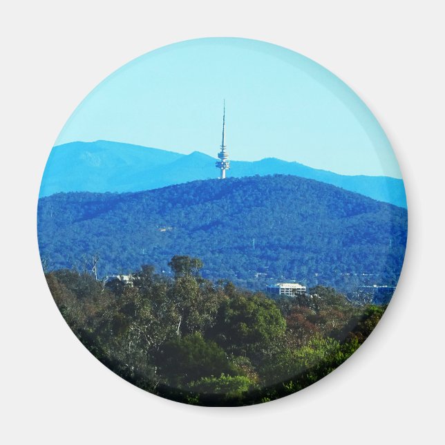 Imán Montaña negra - Canberra (Frente)