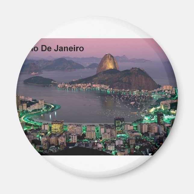 Imán Montaña Pan De Azúcar De Río De Janeiro (St.K.) (Frente)