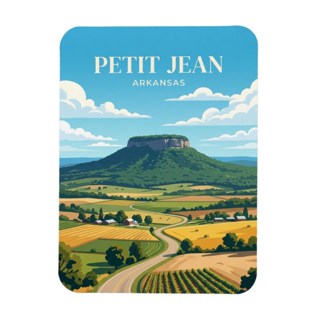 Imán Montaña Petit Jean EE. UU. (Vertical)