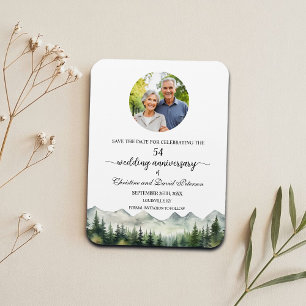 Imán Montaña Pine 54 Aniversario de Bodas Salven la fec
