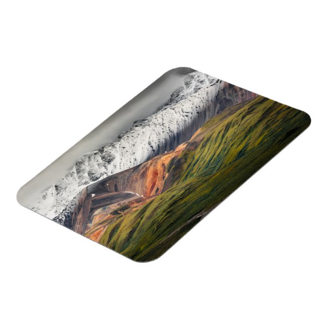 Imán Montaña policromada, Denali NP, Alaska (Lado Izquierdo)