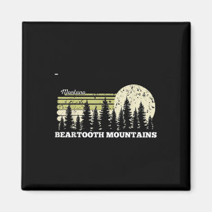 Imán Montana Senderismo Montañas Beartooth Árboles Natu