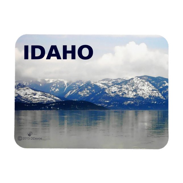 Imán Montañas A Orillas Del Lago (Horizontal)