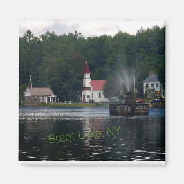 Imán Montañas Adirondack de la fuente Brant Lake NY