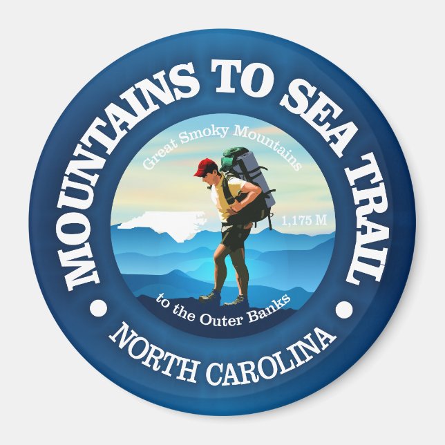 Imán Montañas al sendero marítimo (C) (Frente)