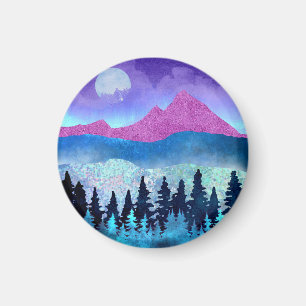 Imán Montañas Amethyst Mist