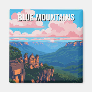 Imán Montañas Azules Australia Resumen de viajes