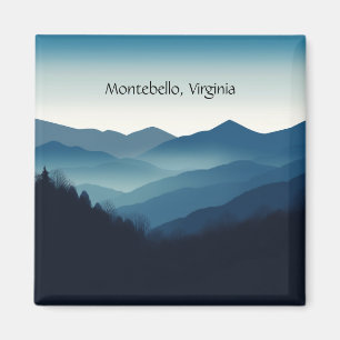 Imán Montañas Blue Ridge, personalizable Montebello