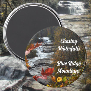 Imán Montañas Blue Ridge Triple Falls NC Fotografía