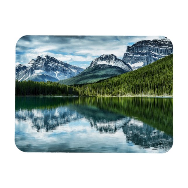 Imán Montañas | Canadian Rockies, Alberta Canadá (Horizontal)