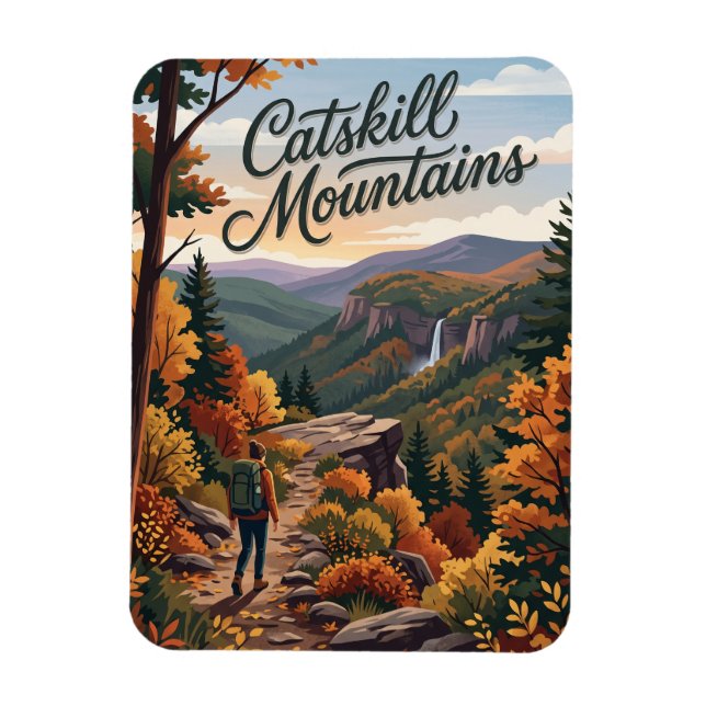 Imán Montañas Catskill Nueva York (Vertical)