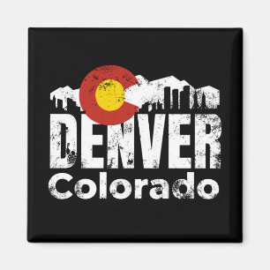 Imán Montañas de Denver Colorado