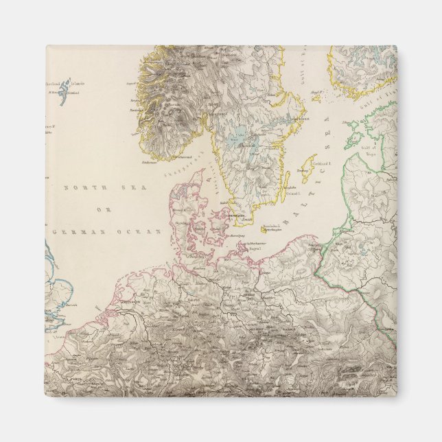 Imán Montañas de Europa (Frente)