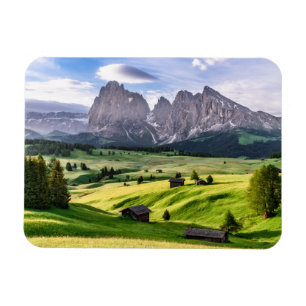 Imán Montañas de la dolomía de Seiser Alm el  , Itali