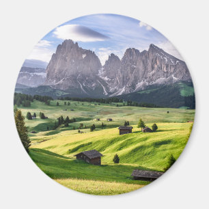 Imán Montañas de la dolomía de Seiser Alm el  , Itali